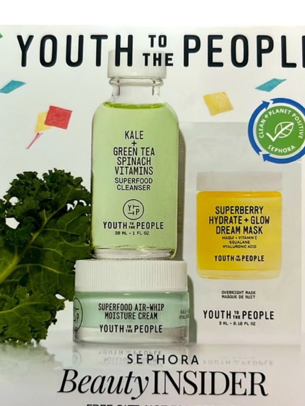 Youth to the People Beauty Insider Trial Set NIB